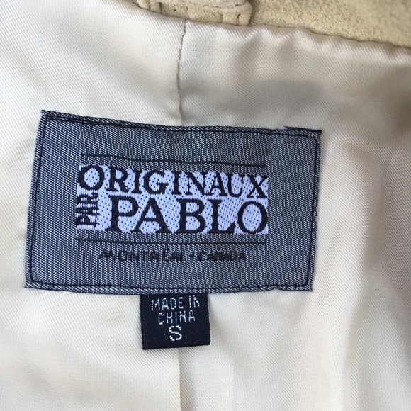 Originaux Par Pablo, Montreal*Canada suede blazer - Picture 7 of 8